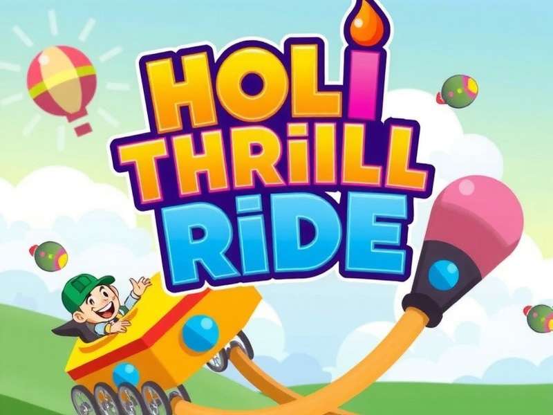 Holi Thrill Ride Game Banner